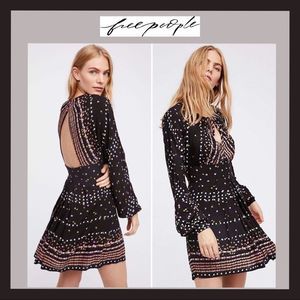 NWT Free People Coryn Mini Skater Polka Dot Dress